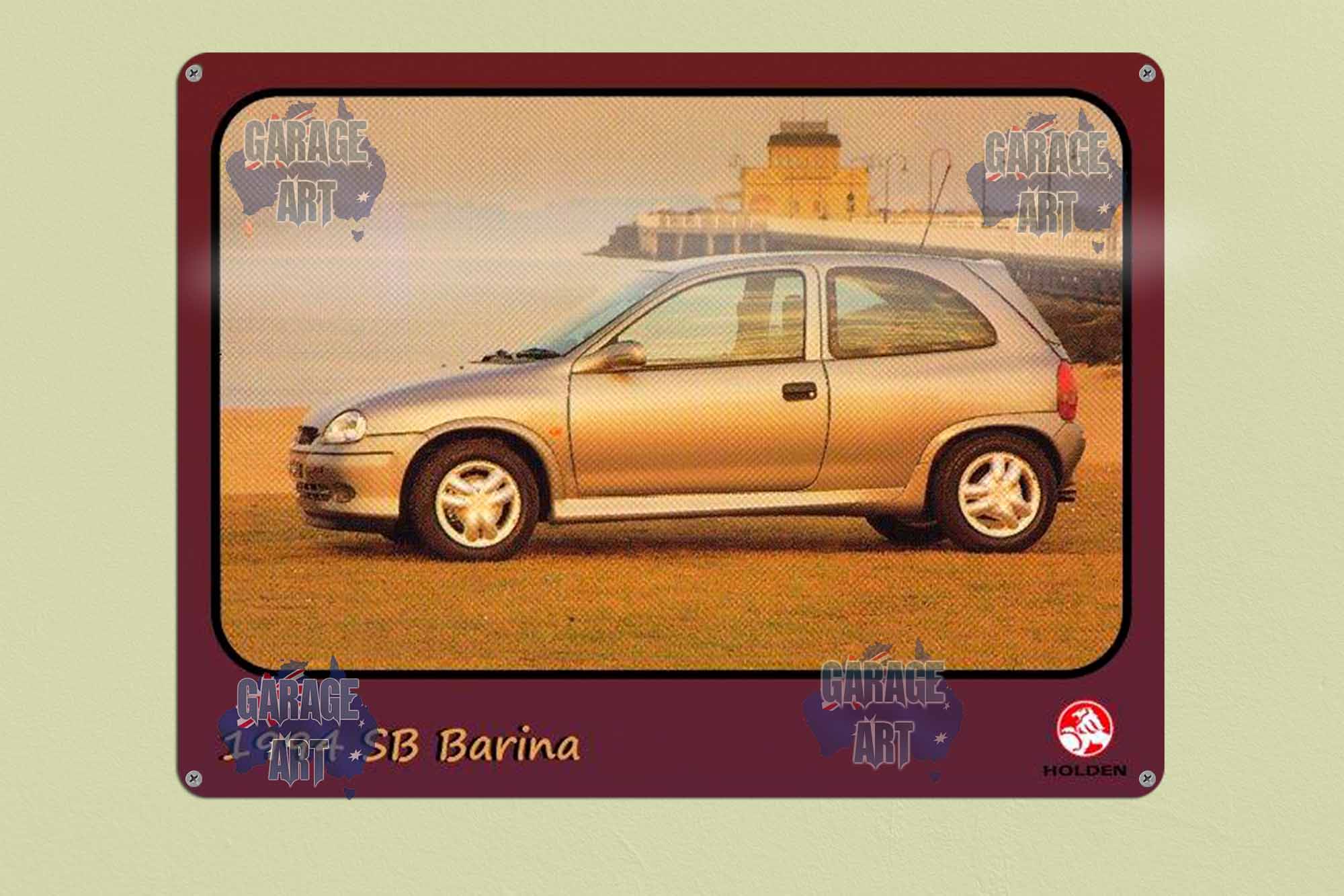 1994 Holden SB Barina Tin Sign freeshipping - garageartaustralia