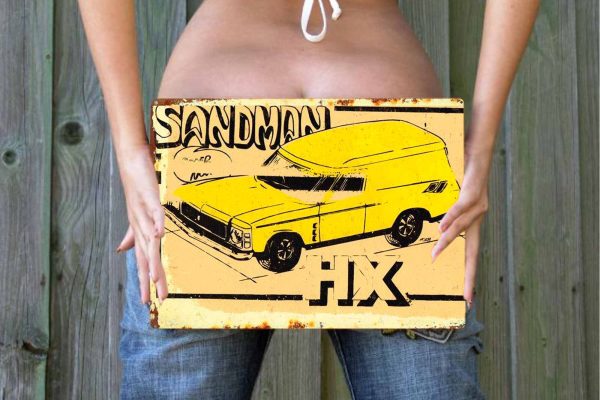 Sandman HX Tin Sign freeshipping - garageartaustralia