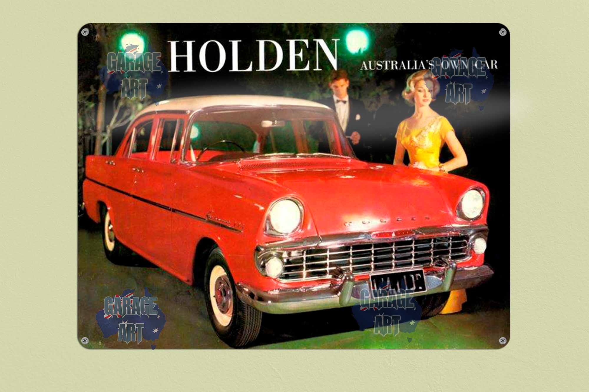 1962 EK Holden Sedan Tin Sign freeshipping - garageartaustralia