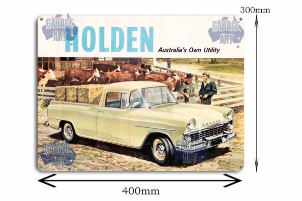 1962 Holden EK Ute Tin Sign freeshipping - garageartaustralia