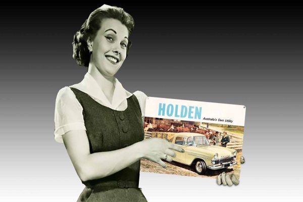 1962 Holden EK Ute Tin Sign freeshipping - garageartaustralia