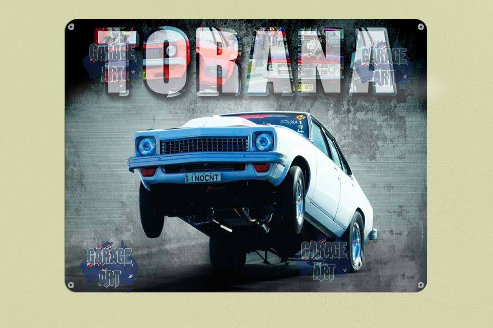 Torana Mono Tin Sign freeshipping - garageartaustralia