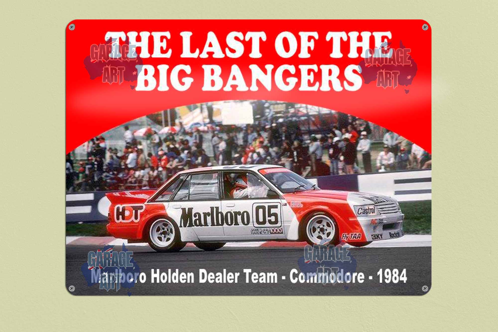 Holdens Last Big Banger 1984 Tin Sign freeshipping - garageartaustralia
