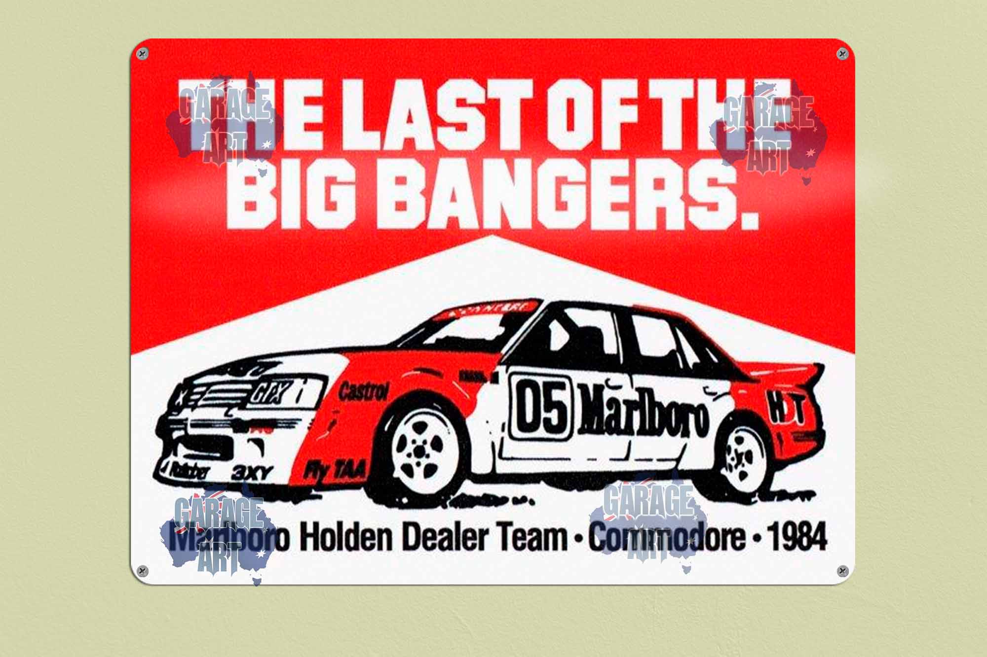 Last Big Bangers Commodore Tin Sign freeshipping - garageartaustralia