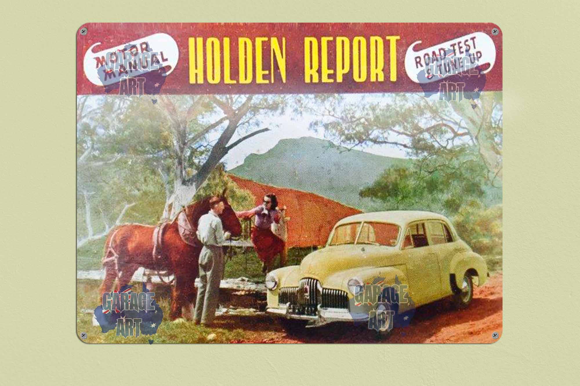 The Holden Report Tin Sign freeshipping - garageartaustralia