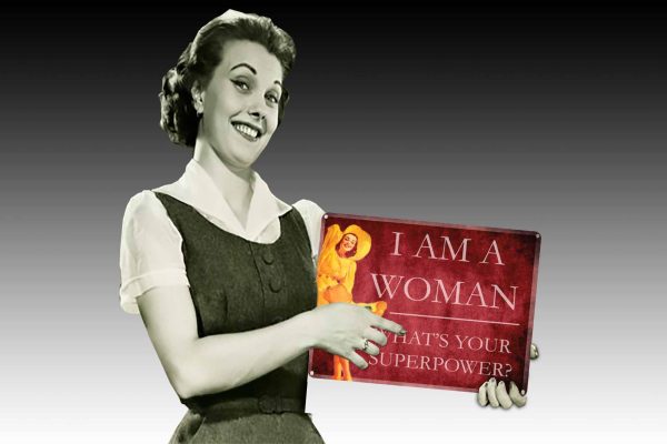 I am a Woman What's Your Superpower Tin Sign freeshipping - garageartaustralia