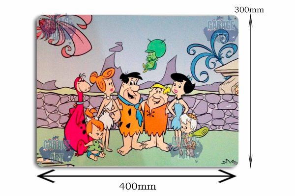 Flintstones Tin Sign freeshipping - garageartaustralia