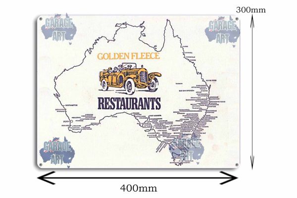 Golden Fleece Restaurants Tin Sign freeshipping - garageartaustralia