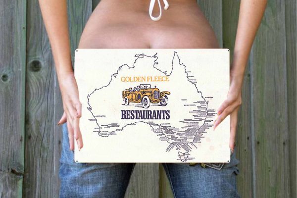 Golden Fleece Restaurants Tin Sign freeshipping - garageartaustralia