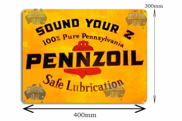 Sound the Z Pennzoil Tin Sign freeshipping - garageartaustralia
