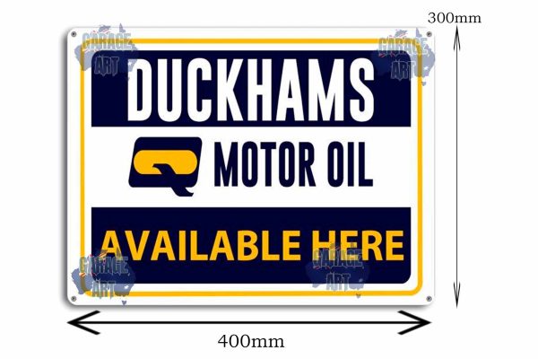 Duckhams Oil  Tin Sign freeshipping - garageartaustralia