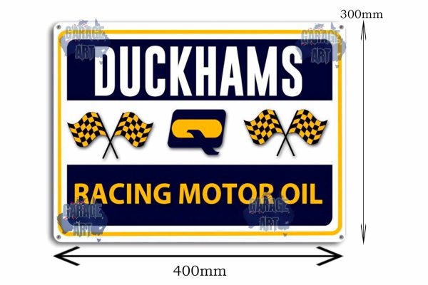 Duckhams Racing Oil Tin Sign freeshipping - garageartaustralia