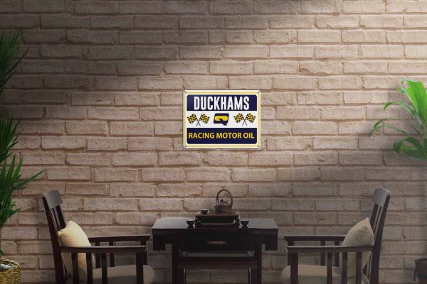 Duckhams Racing Oil Tin Sign freeshipping - garageartaustralia