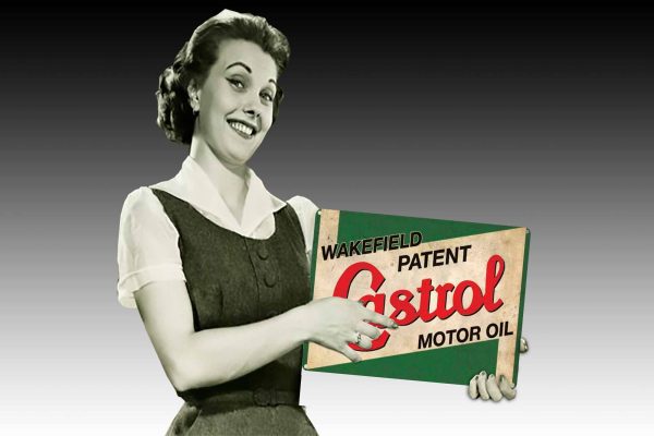 Old Castrol Wakefield Logo Tin Sign freeshipping - garageartaustralia