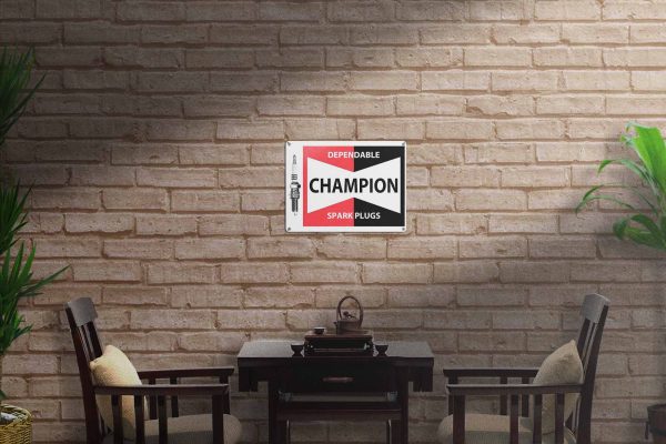 Champion Plugs Tin Sign freeshipping - garageartaustralia