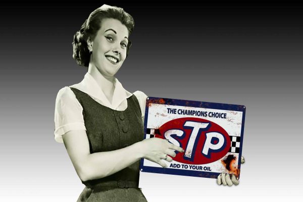 STP Champions Choice Add to Your Oil Rusty Tin Sign freeshipping - garageartaustralia