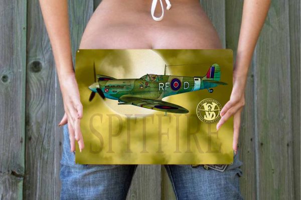 Spitfire Tin Sign freeshipping - garageartaustralia