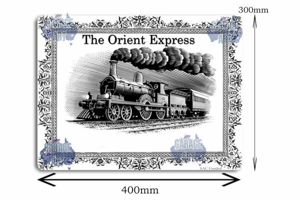 The Orient Express Steam Train Tin Sign freeshipping - garageartaustralia