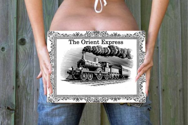 The Orient Express Steam Train Tin Sign freeshipping - garageartaustralia