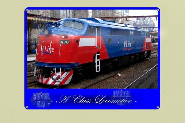A Class Locomotive Tin Sign freeshipping - garageartaustralia