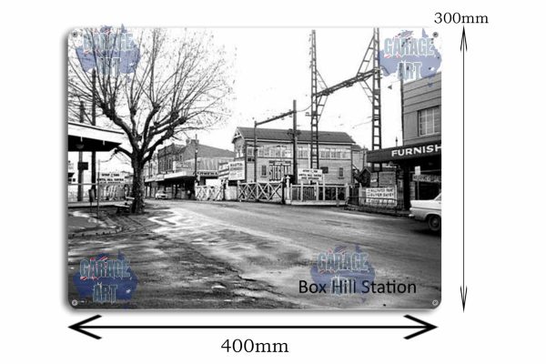 Box Hill Station Victoria The Early Days Tin Sign freeshipping - garageartaustralia