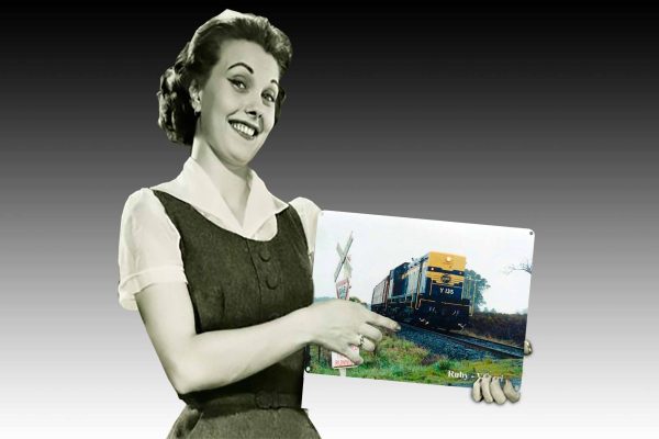 Y 135 Locomotive Ruby Victoria Tin Sign freeshipping - garageartaustralia