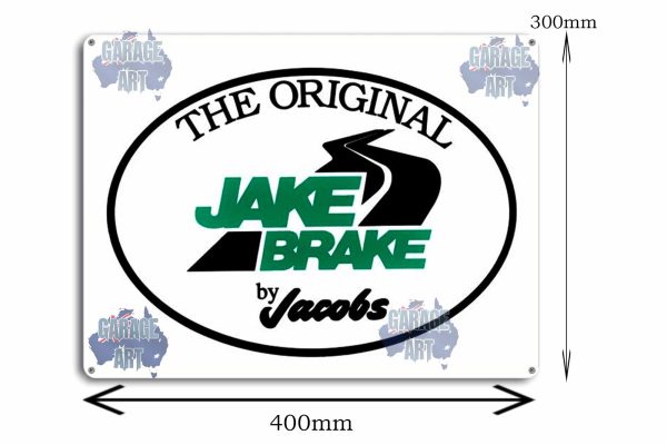 Jake Brake Tin Sign freeshipping - garageartaustralia