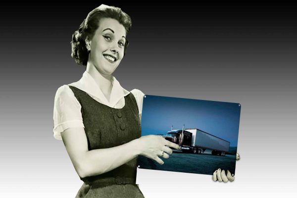 Peterbilt Truck Tin Sign freeshipping - garageartaustralia