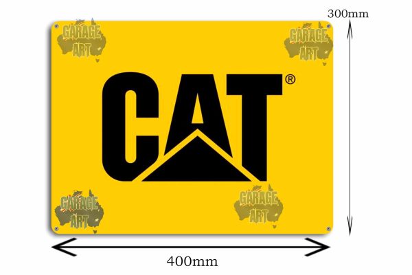 Catapillar Trucks Logo  Tin Sign freeshipping - garageartaustralia