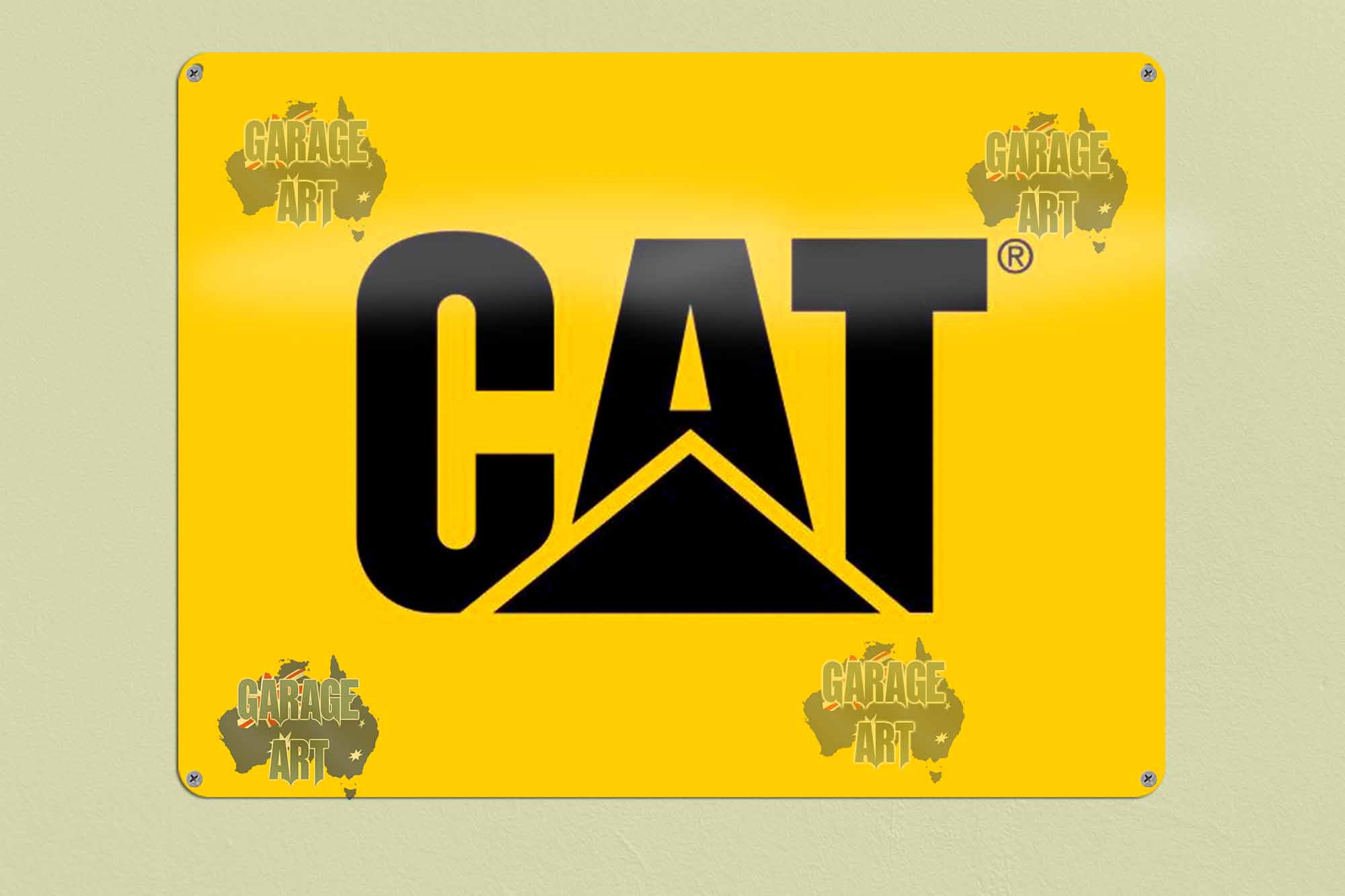 Catapillar Trucks Logo  Tin Sign freeshipping - garageartaustralia