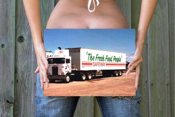 Kenworth Safeway Truck Tin Sign freeshipping - garageartaustralia