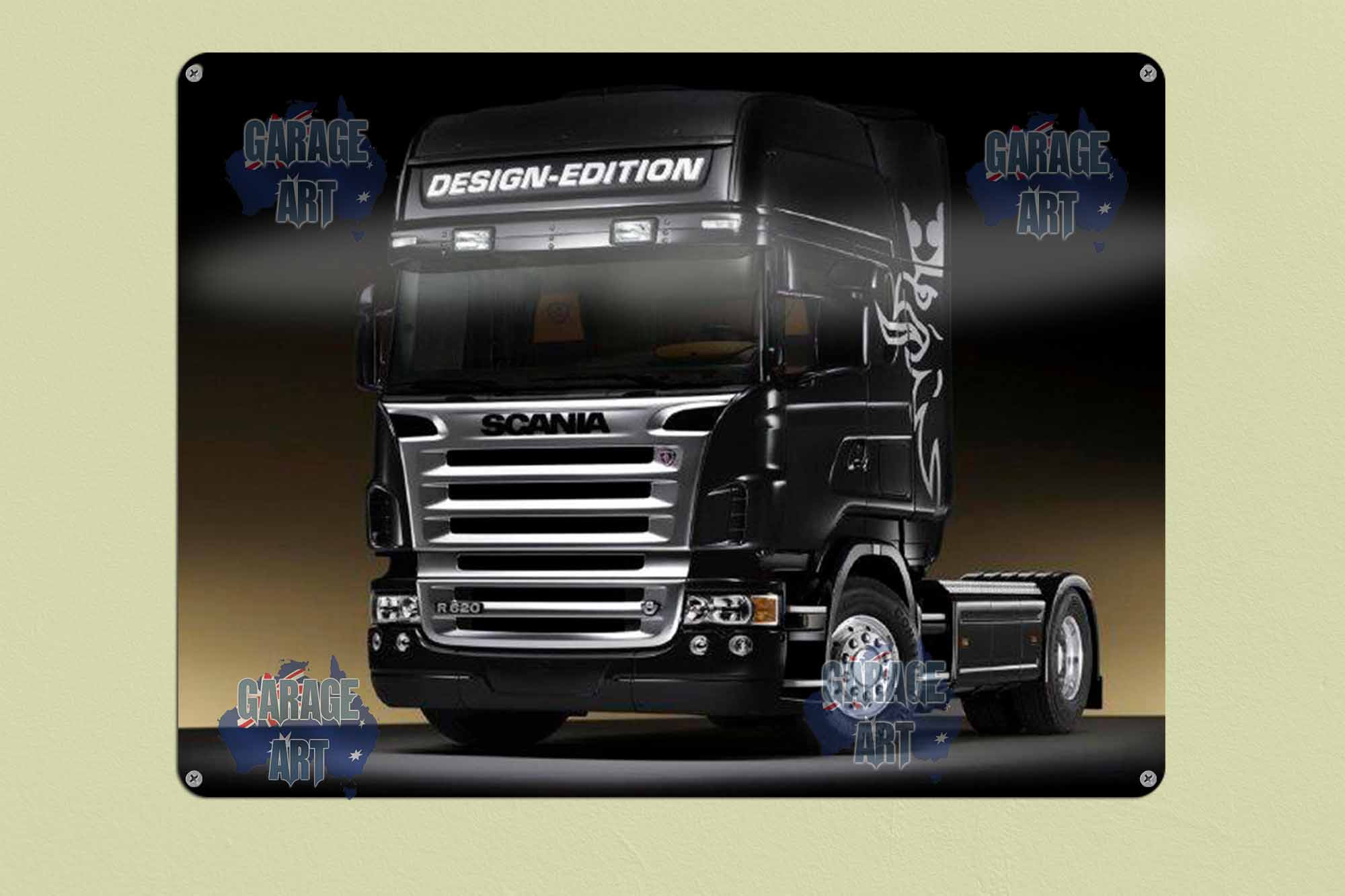Scania Design Edition Tin Sign freeshipping - garageartaustralia