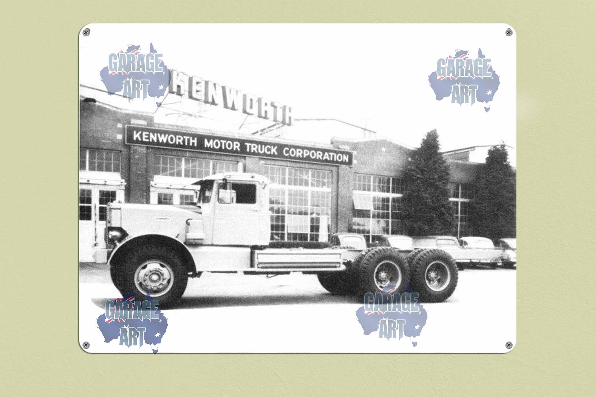 Kenworth Truck Company Tin Sign freeshipping - garageartaustralia