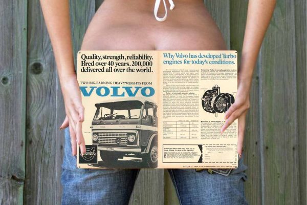 Volvo Trucks Quality Strength Tin Sign freeshipping - garageartaustralia