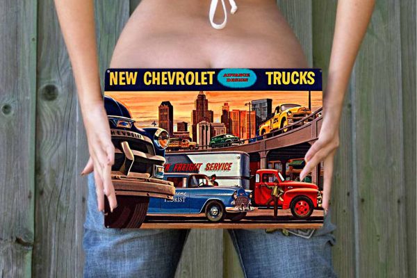 New Chevrolet Truck Advanced Design Tin Sign freeshipping - garageartaustralia