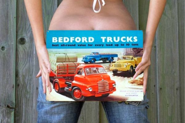 Bedford Best All Round Tin Sign freeshipping - garageartaustralia