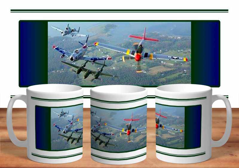 Airplanes from the Eras 11oz Mug freeshipping - garageartaustralia