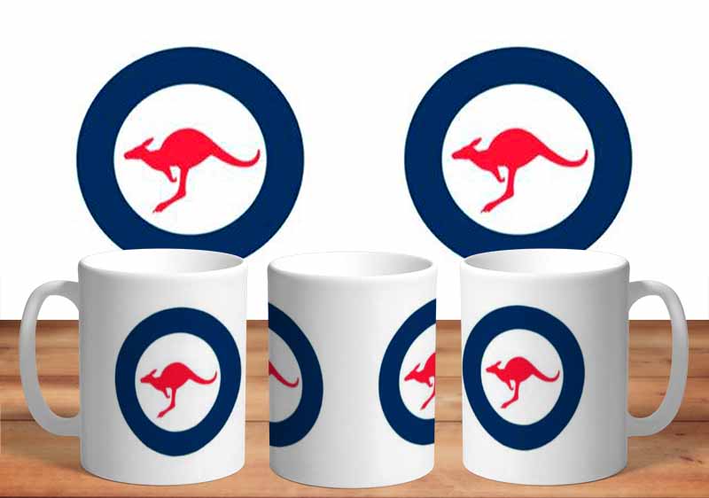 Australian Airforce Logo 11oz Mug freeshipping - garageartaustralia