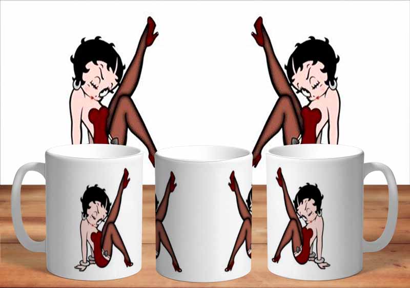 Betty Boop Leg Kicks 11oz Mug freeshipping - garageartaustralia