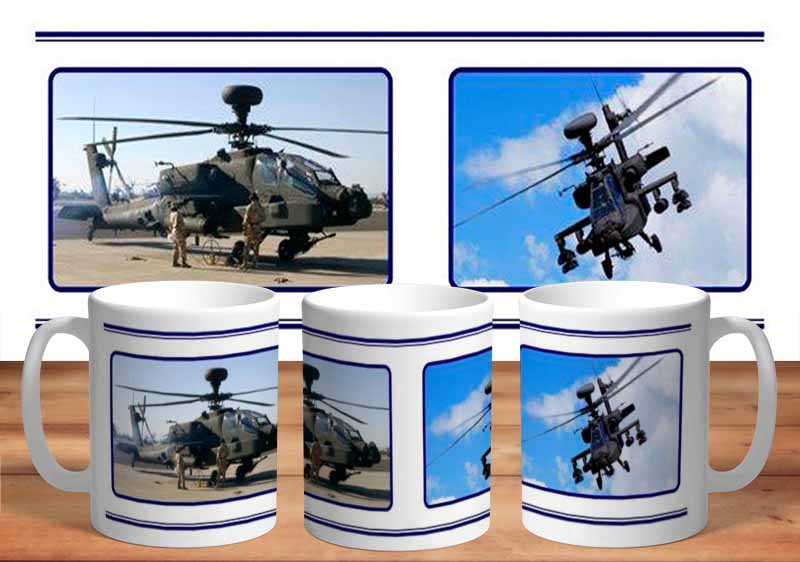 Gunship Helicopter 11oz Mug freeshipping - garageartaustralia
