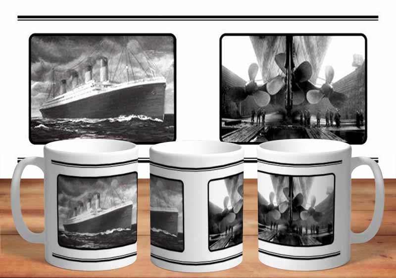 The Titanic at Sea 11oz Mug freeshipping - garageartaustralia