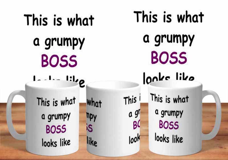 This is What a Grumpy Boss Looks Like 11oz Mug freeshipping - garageartaustralia