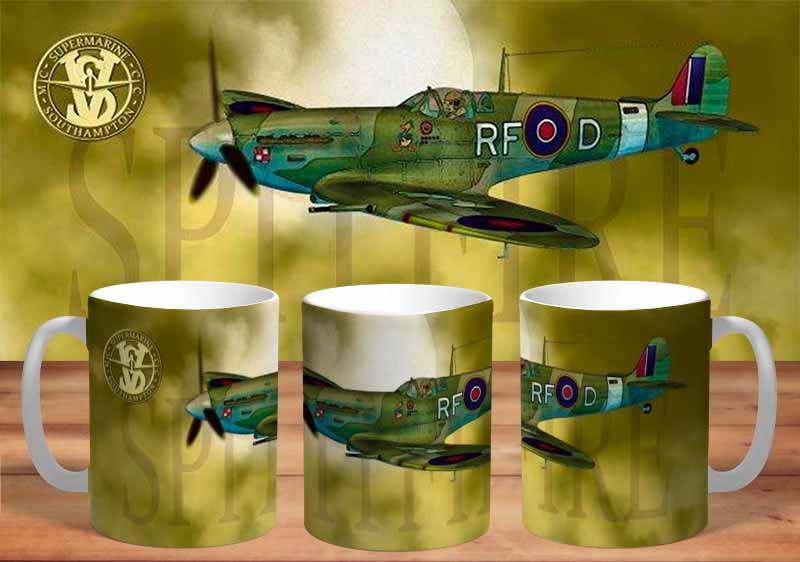 Spitfire 11oz Mug freeshipping - garageartaustralia
