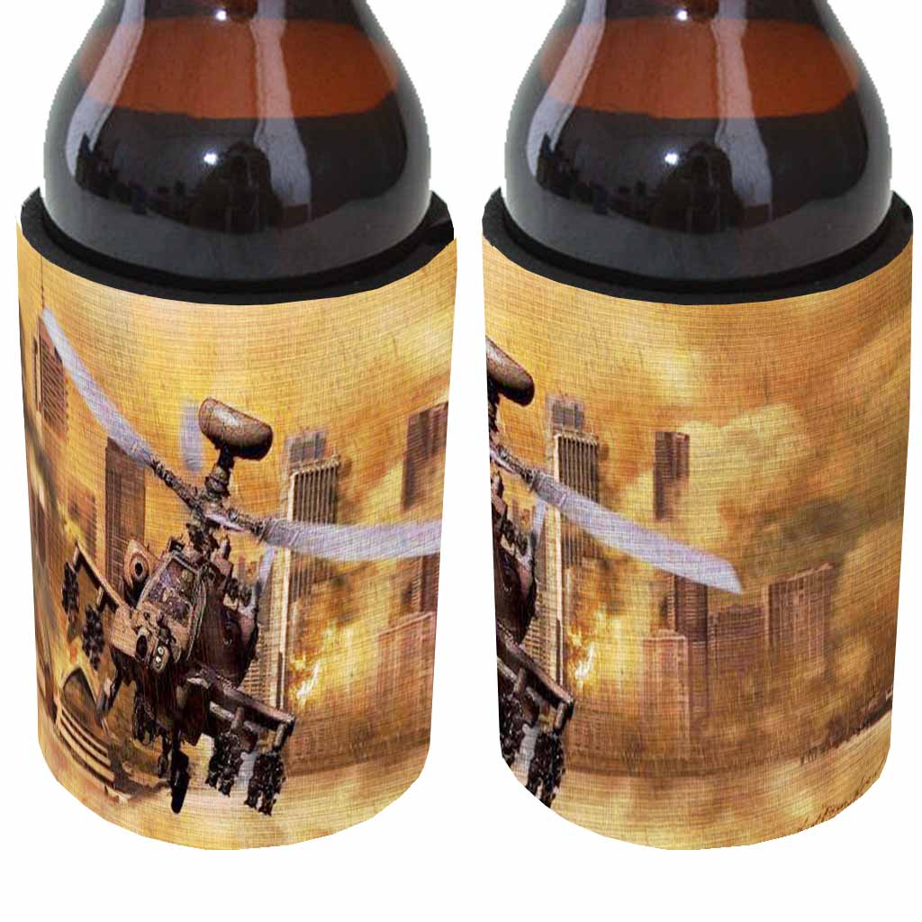 Apache Helicopter Stubby Can Cooler freeshipping - garageartaustralia