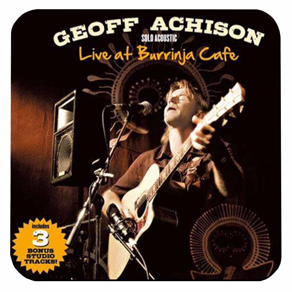 Geoff Achison Live at the Burrinja Cafe Coaster freeshipping - garageartaustralia