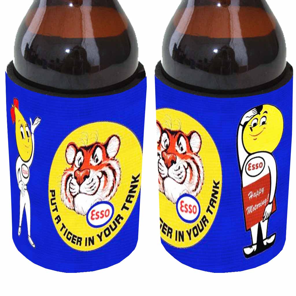 Esso Tiger In Tank Stubby Can Cooler freeshipping - garageartaustralia