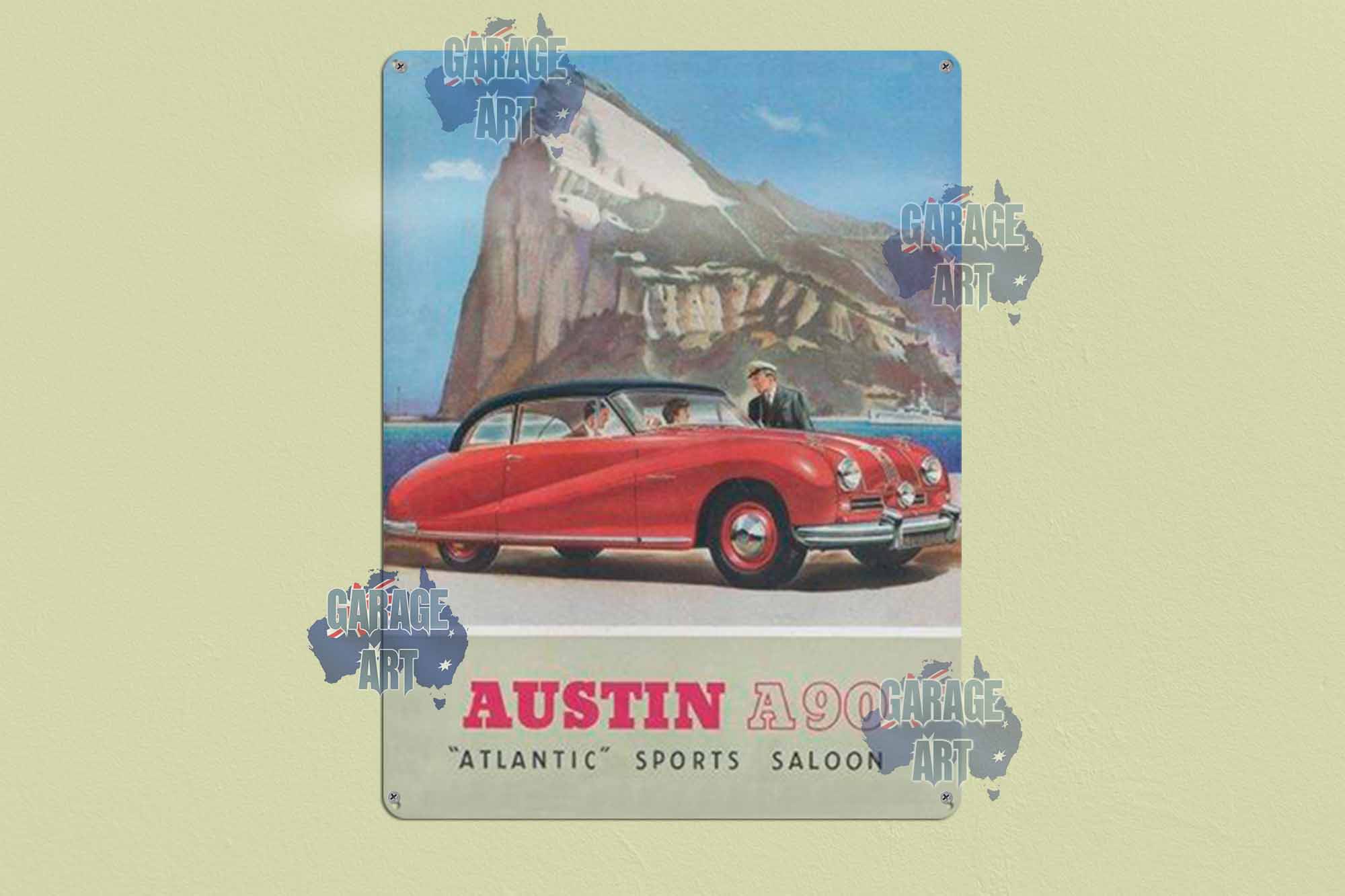 Austin A90 Tin Sign freeshipping - garageartaustralia