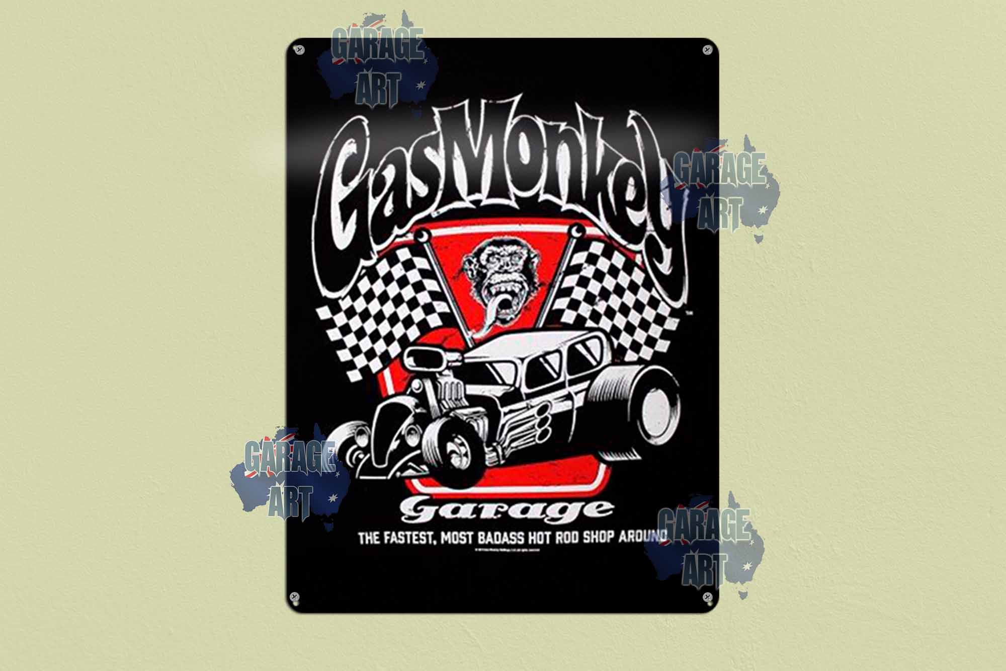 Gas Monkey Garage Tin Sign freeshipping - garageartaustralia