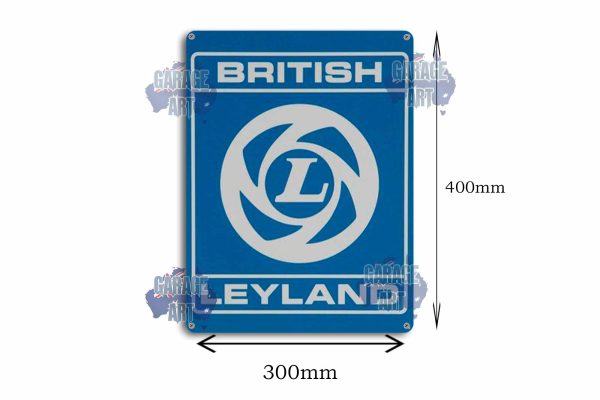 British Leyland Tin Sign freeshipping - garageartaustralia