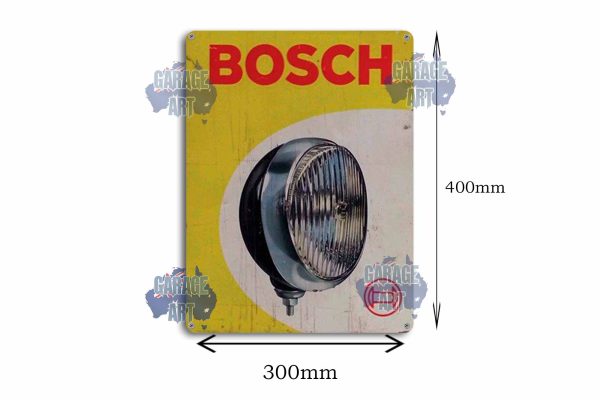 Bosch Headlights Tin Sign freeshipping - garageartaustralia